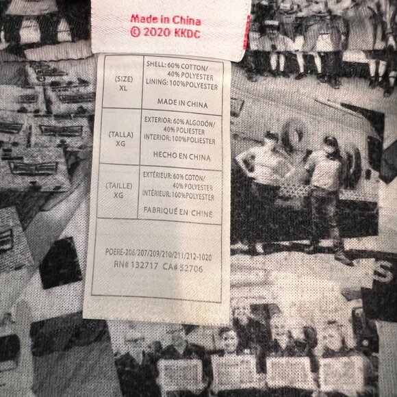 Krispy Kreme Hoodie Men Extra Large Zip Up Sweatshirt Hot Now Work Party Core Ex - Picture 7 of 16